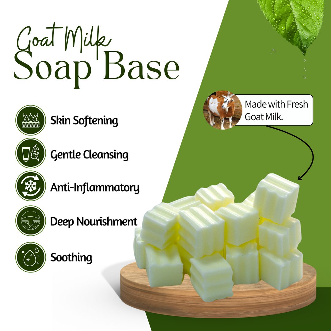 Goat Milk Soap Base β Nourishing & Hydrating for Smooth Skin