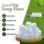 Load image into Gallery viewer, Coconut Milk Soap Base– Hydrating & Gentle