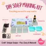 Load image into Gallery viewer, DIY Soap Making Kit | Create 8 Handmade Soaps | Melt & Pour Soaps - D Roots Wellness