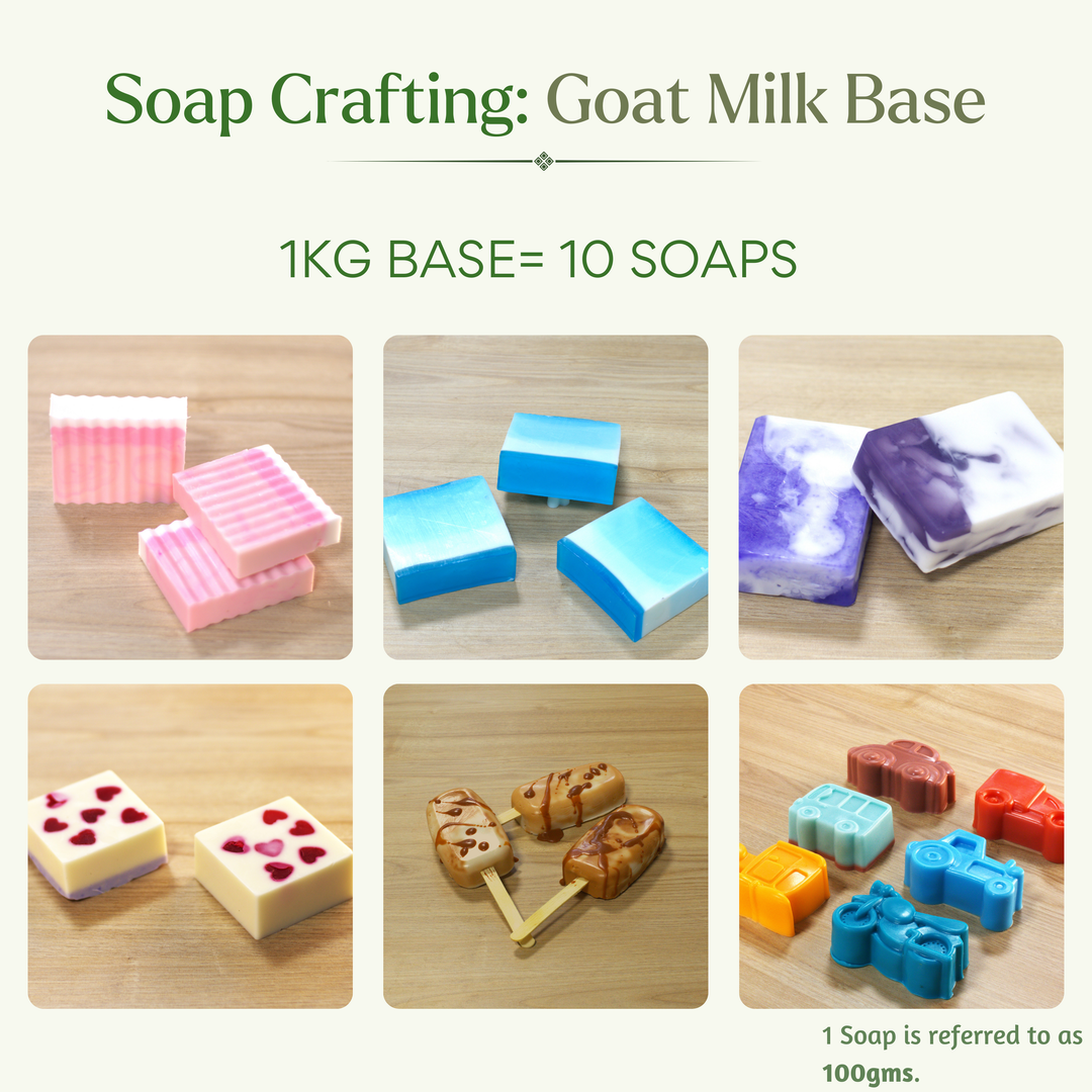 Goat Milk Soap Base β Nourishing & Hydrating for Smooth Skin