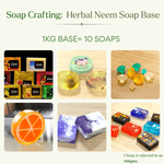 Load image into Gallery viewer, Neem Soap Base - Herbal Care - D Roots Wellness