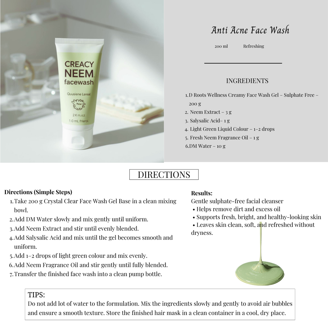 Creamy Face Wash Base- Sulphate Free