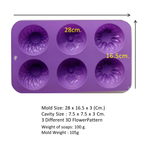 Load image into Gallery viewer, Water Flowers Silicon Mould- Soap Making
