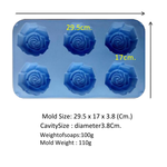 Load image into Gallery viewer, Rose Flower Shaped Silicon Mould
