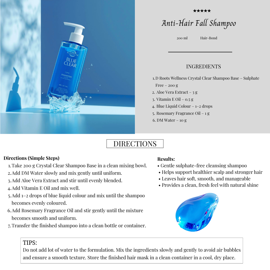 Sulphate Free- Clear Shampoo Base