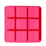 Load image into Gallery viewer, 9 - Cavity Square Handmade Silicone Soap Mold - D Roots Wellness
