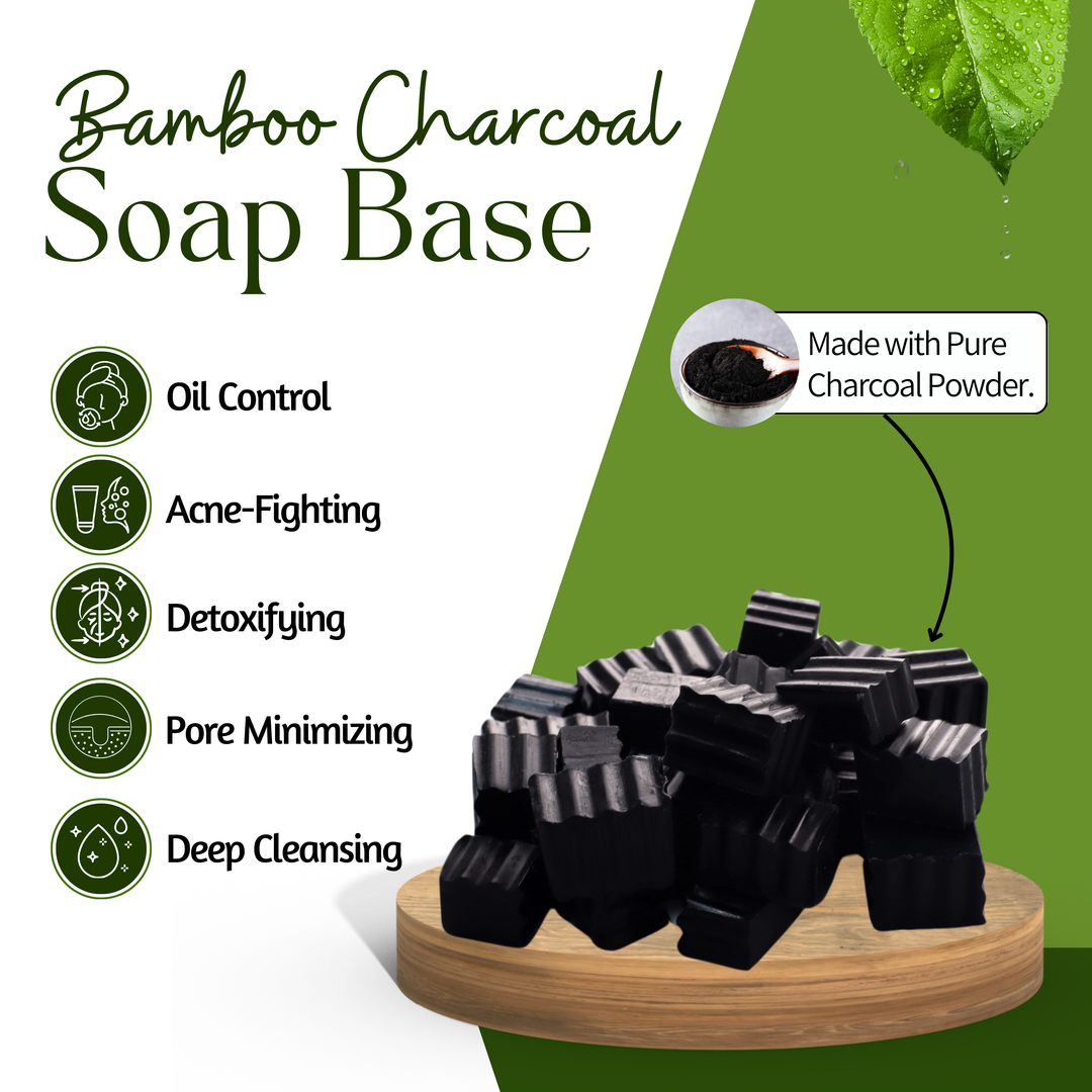 Detox Charcoal Detox Soap Base – For Deep Cleansing