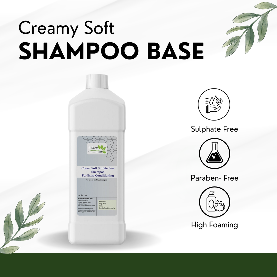 Cream Soft Shampoo Base- Sulphate Free