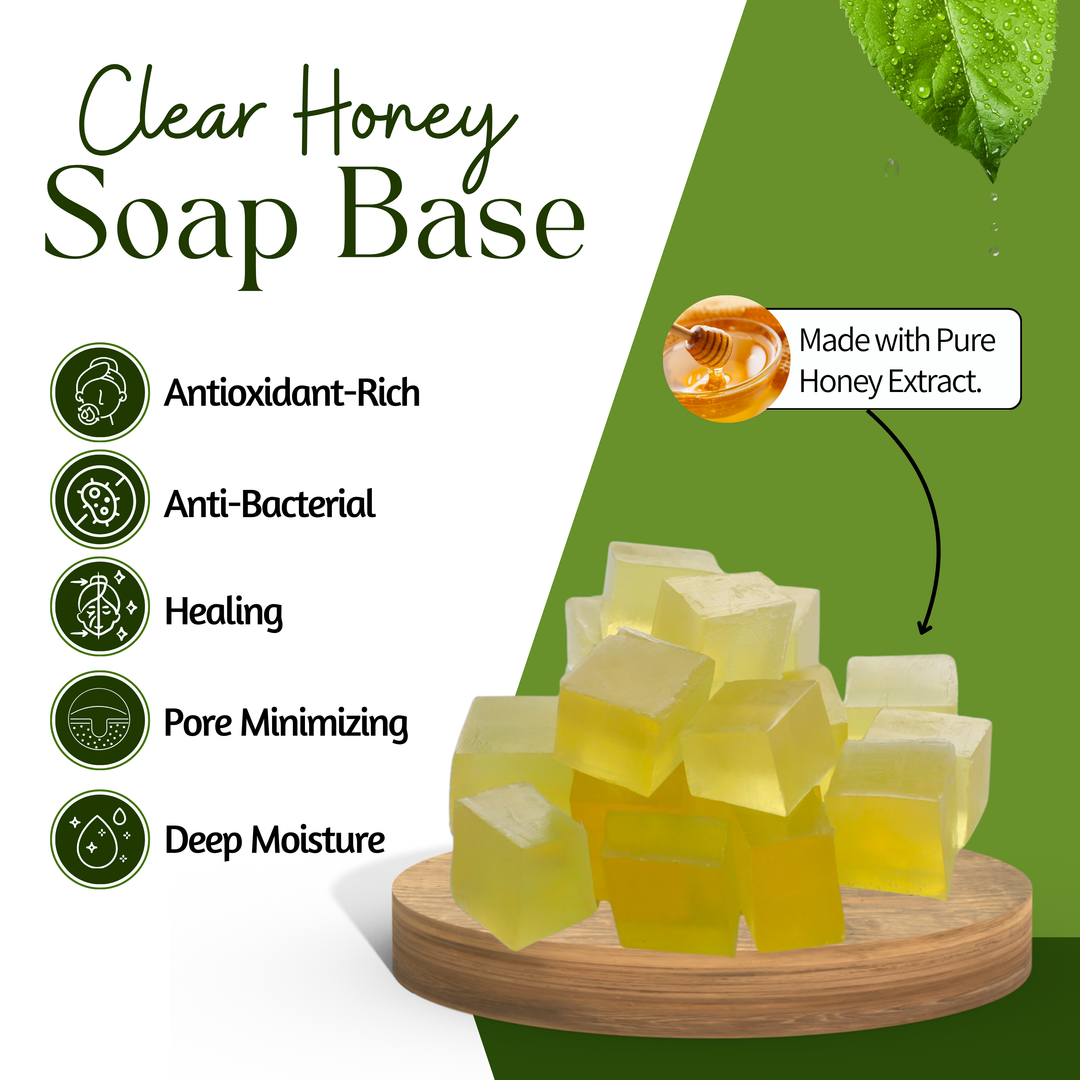 Honey Soap Base– Hydrating & Skin Nourishing