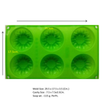 Load image into Gallery viewer, Round Sunflower Flower Silicon Mould
