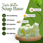 Load image into Gallery viewer, Triple Butter Soap Base- Deep Moisture &amp; Softness
