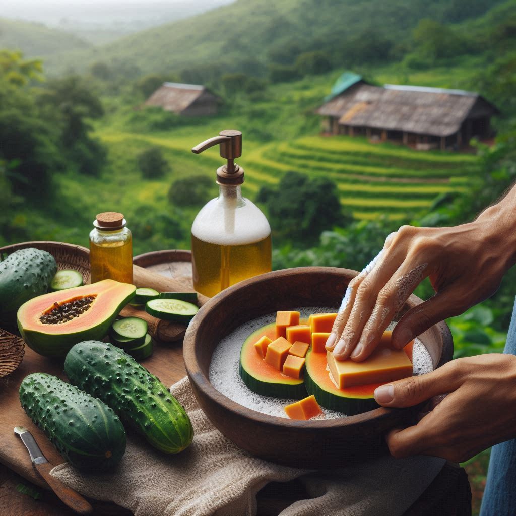 Papaya Cucumber Soap Base