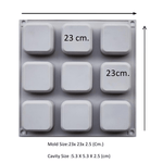 Load image into Gallery viewer, Cavity Cube Handmade Silicone Soap Mold - D Roots Wellness
