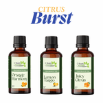 Load image into Gallery viewer, Citrus Burst Pack of 3| Fragrance oil - 30ml - D Roots Wellness
