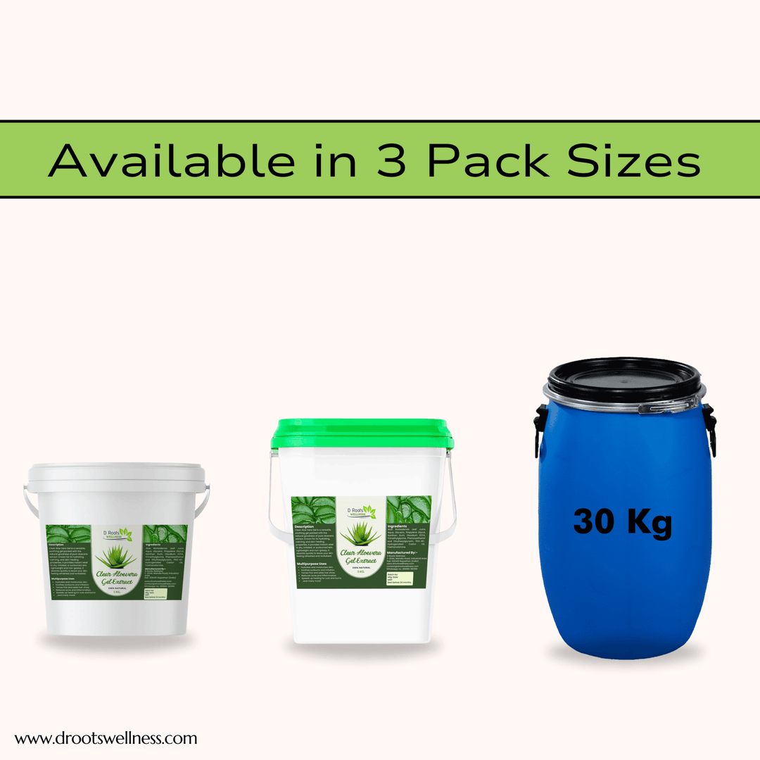 Clear Aloe Vera Gel Base - D Roots Wellness