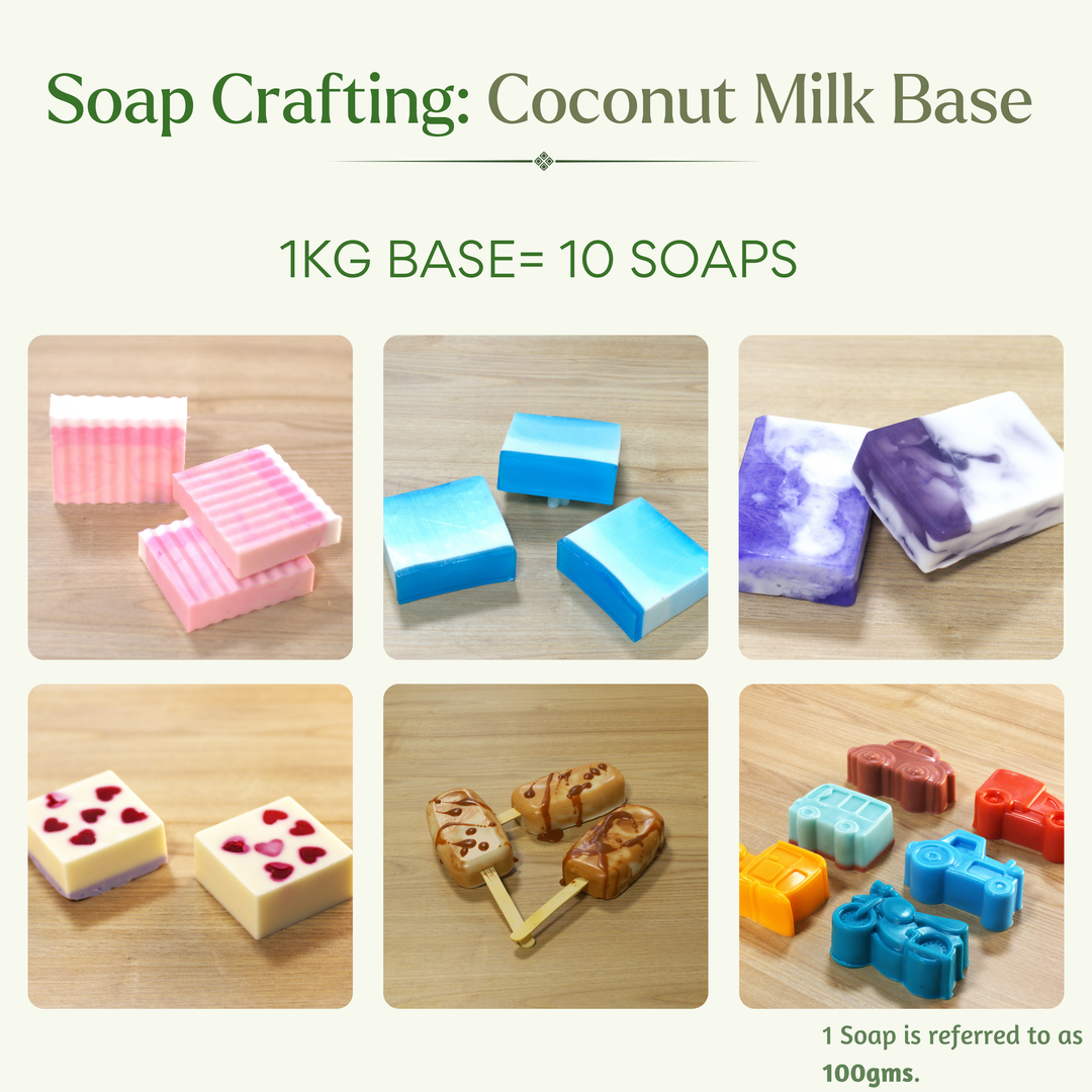 Coconut Milk Soap Base– Hydrating & Gentle