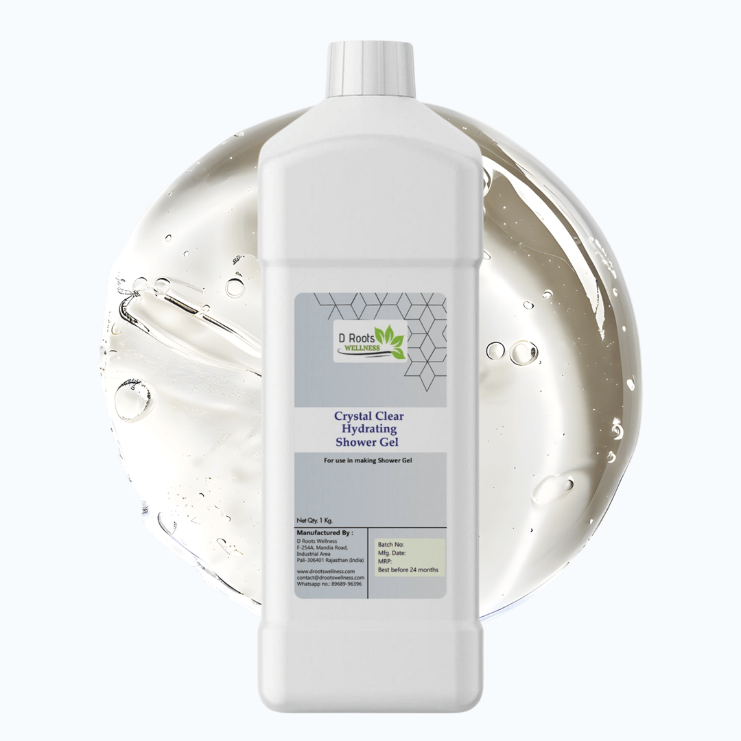 Crystal Clear Hydrating Shower Gel Base - D Roots Wellness