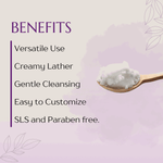 Load image into Gallery viewer, Foaming Bath Butter Base - SLS and Paraben Free - D Roots Wellness