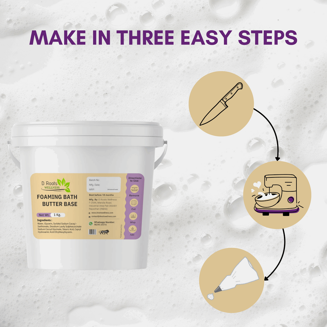 Foaming Bath Butter Base- SLS and Paraben Free