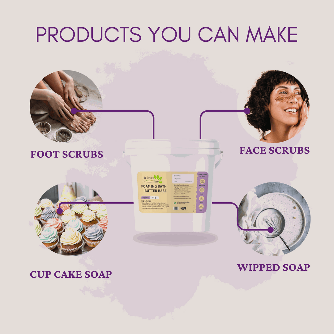 Foaming Bath Butter Base- SLS and Paraben Free