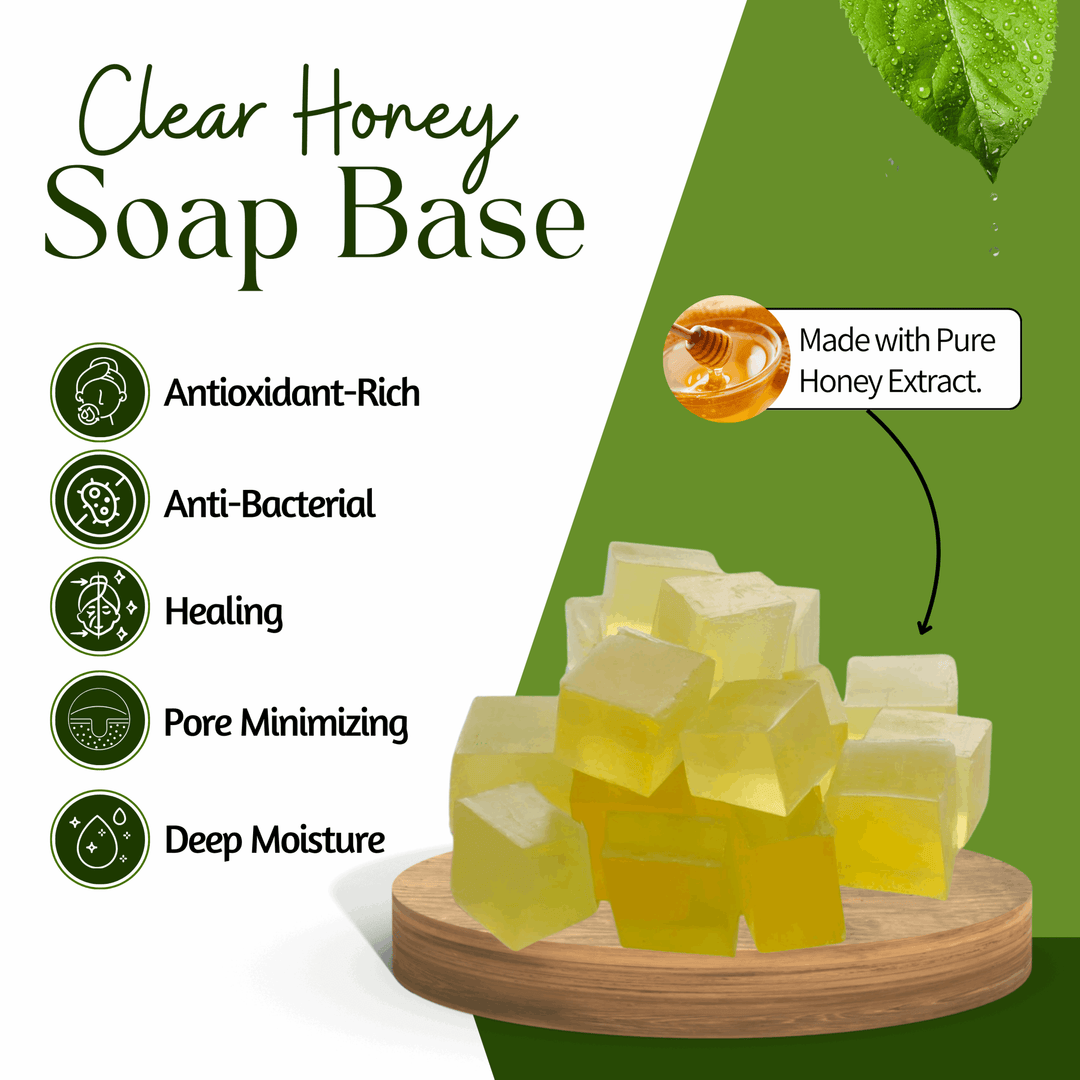 Honey Soap Base– Hydrating & Skin Nourishing - D Roots Wellness