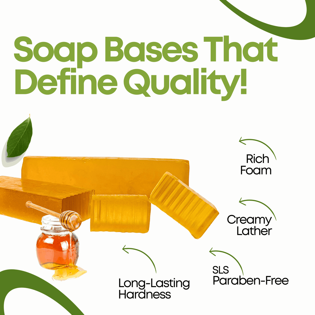 Honey Soap Base– Hydrating & Skin Nourishing - D Roots Wellness
