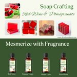 Load image into Gallery viewer, Red Wine and Pomegranate Soap Base
