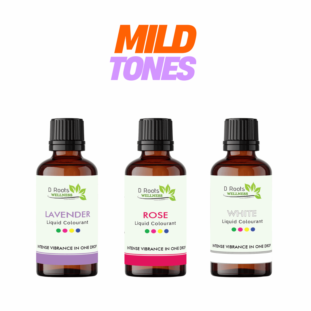 Mild Tones - Liquid Colorants - 30ml |Set of 3 |Soaps | Candles | Cosmetic Products - D Roots Wellness