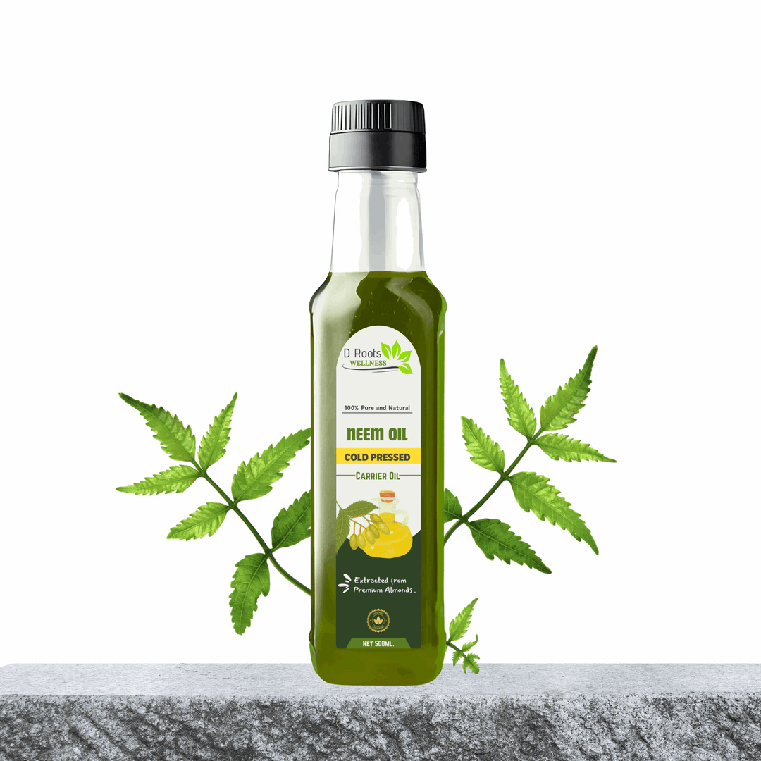 Neem Oil | Cold Pressed | 100% Pure & Natural - D Roots Wellness