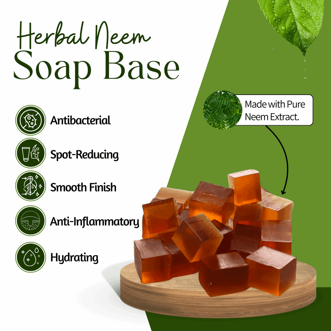 Neem Soap Base - Herbal Care - D Roots Wellness