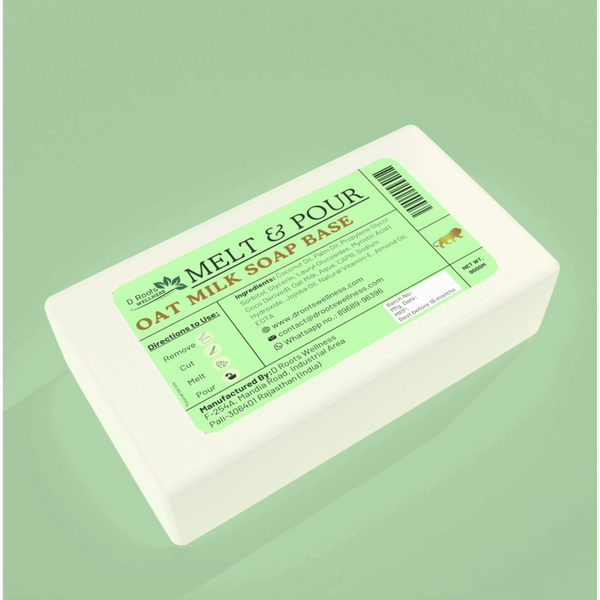 Oat Milk Soap Base– Soft & Smooth Skin - D Roots Wellness
