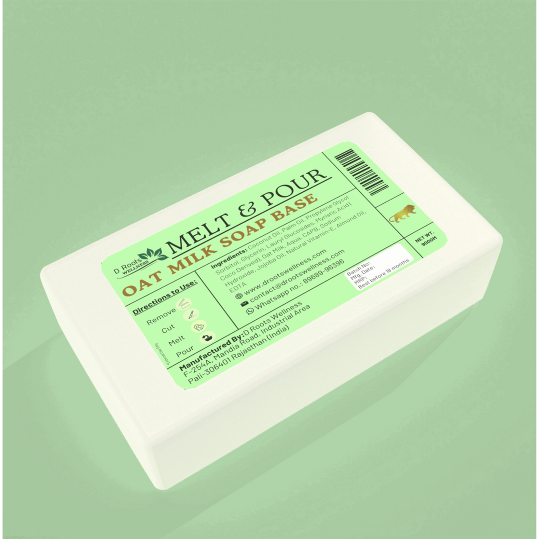 Oat Milk Soap Base– Soft & Smooth Skin - D Roots Wellness
