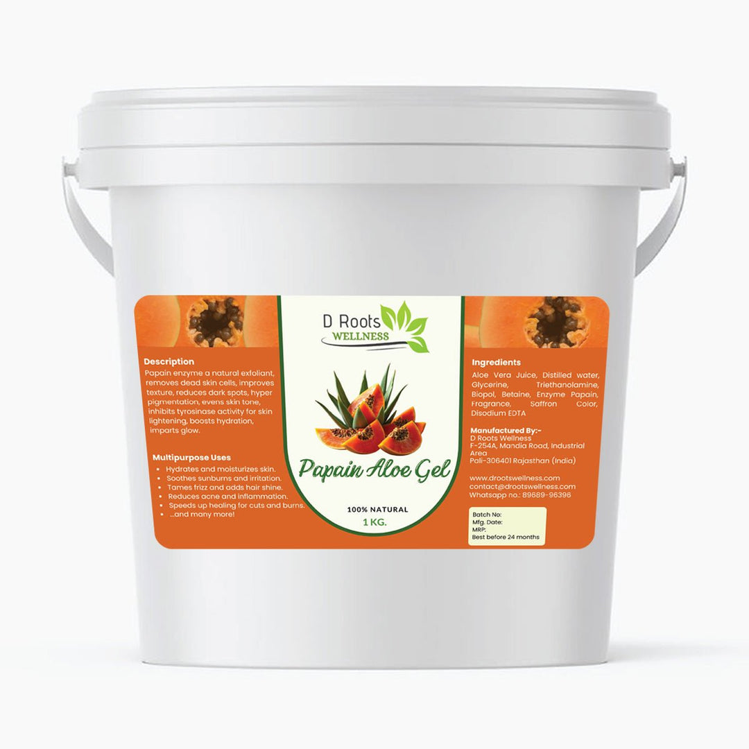 Papain Aloe Gel Gel Base - D Roots Wellness
