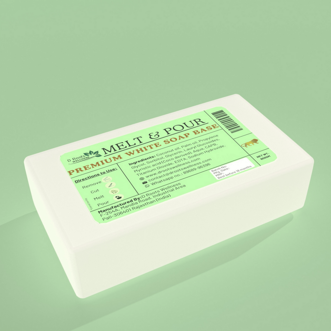 Premium White Soap Base– Brighten & Moisturize - D Roots Wellness