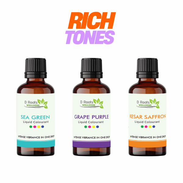 Rich Tones - Liquid Colorants - 30 ml |Set of 3 |Soaps | Candles | Cosmetic Products - D Roots Wellness