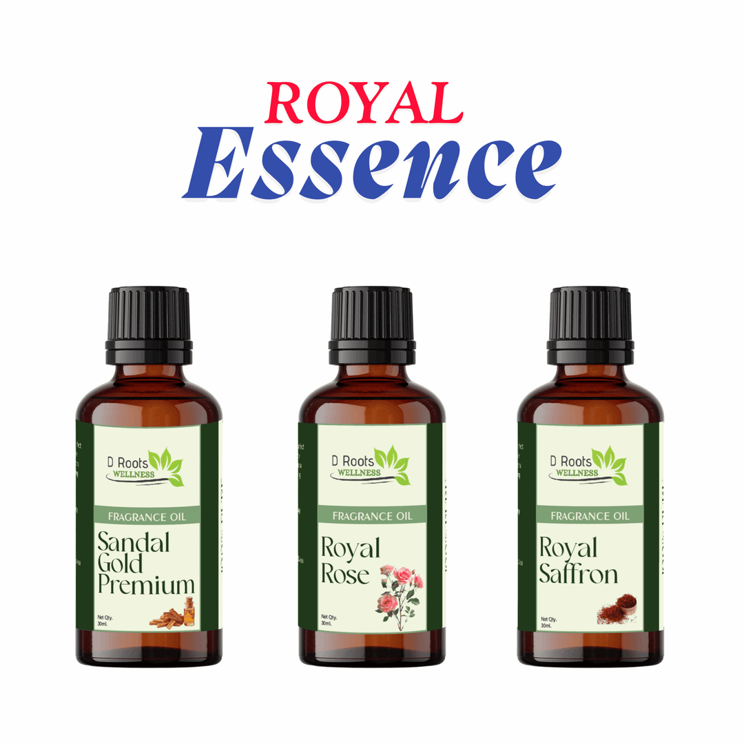 Royal Essence Pack of 3| Fragrance oil - 30ml - D Roots Wellness