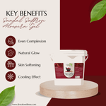 Load image into Gallery viewer, Sandal Saffron Aloe Gel - D Roots Wellness
